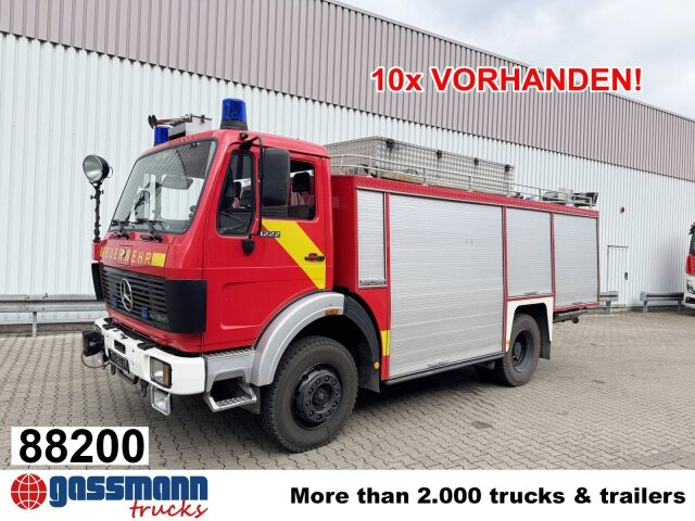 Mercedes-Benz 1222 AF 4x4, Rüstwagen RW 2, Seilwinde - Пожарна кола: снимка 1 Mercedes-Benz 1222 AF 4x4, Rüstwagen RW 2, Seilwinde - Пожарна кола: снимка 1