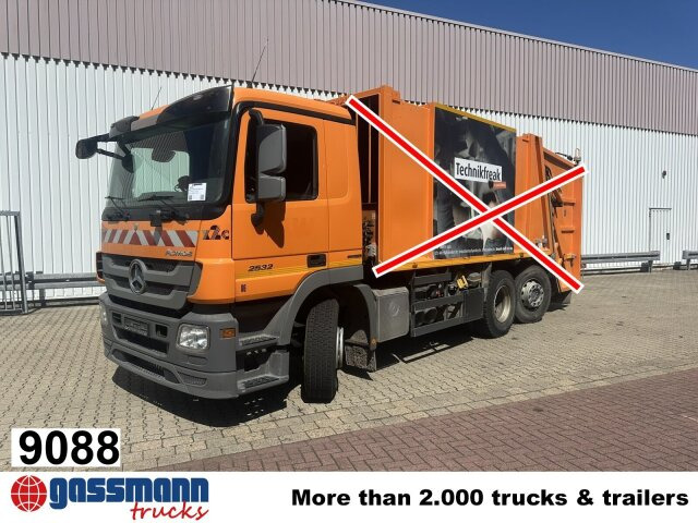 Mercedes-Benz Actros 2532/41 L 6x2, EEV, Lenkachse - Шаси кабина: снимка 1 Mercedes-Benz Actros 2532/41 L 6x2, EEV, Lenkachse - Шаси кабина: снимка 1