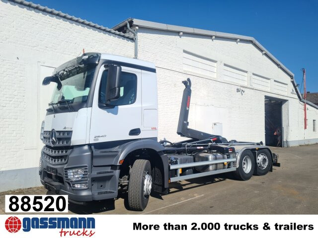 Mercedes-Benz Actros 2545 L 6x2, Retarder, Lenk-/Liftachse, - Мултилифт с кука камион: снимка 1 Mercedes-Benz Actros 2545 L 6x2, Retarder, Lenk-/Liftachse, - Мултилифт с кука камион: снимка 1