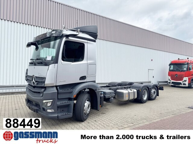 Mercedes-Benz Actros 2546 L 6x2, Retarder, Lenk-/Lift, LED, - Шаси кабина: снимка 1 Mercedes-Benz Actros 2546 L 6x2, Retarder, Lenk-/Lift, LED, - Шаси кабина: снимка 1