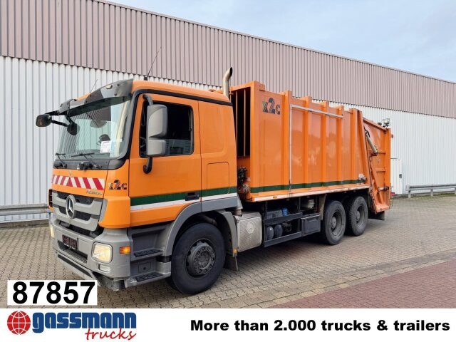 Mercedes-Benz Actros 2641/48 L 6x4, Haller M21X2C, Zöller - Боклукчийска кола: снимка 1 Mercedes-Benz Actros 2641/48 L 6x4, Haller M21X2C, Zöller - Боклукчийска кола: снимка 1