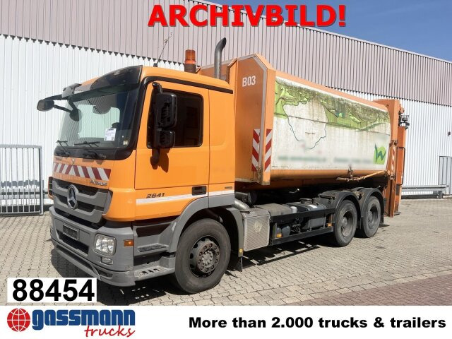 Mercedes-Benz Actros 2641/48 L 6x4, Seilabroller, Haller - Боклукчийска кола: снимка 1 Mercedes-Benz Actros 2641/48 L 6x4, Seilabroller, Haller - Боклукчийска кола: снимка 1