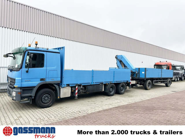 Mercedes-Benz Actros 2741 L 6x4, Twist-Lock ausz. auf 3m, - Бордови камион, Камион с кран: снимка 5 Mercedes-Benz Actros 2741 L 6x4, Twist-Lock ausz. auf 3m, - Бордови камион, Камион с кран: снимка 5