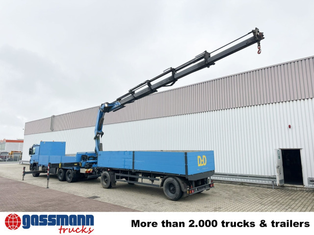 Mercedes-Benz Actros 2741 L 6x4, Twist-Lock ausz. auf 3m, - Бордови камион, Камион с кран: снимка 4 Mercedes-Benz Actros 2741 L 6x4, Twist-Lock ausz. auf 3m, - Бордови камион, Камион с кран: снимка 4