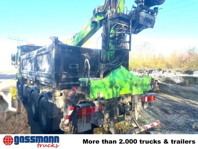 Mercedes-Benz Actros 3341 K 6x4, Bormatik links, Heckkran Penz - Самосвал камион, Камион с кран: снимка 3 Mercedes-Benz Actros 3341 K 6x4, Bormatik links, Heckkran Penz - Самосвал камион, Камион с кран: снимка 3