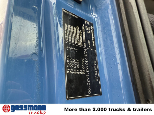 Mercedes-Benz Actros 3346 6x4, Retarder, Only Chassis! - Шаси кабина: снимка 5 Mercedes-Benz Actros 3346 6x4, Retarder, Only Chassis! - Шаси кабина: снимка 5