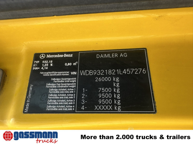 Mercedes-Benz Actros 3348 AK 6x6, Bordmatik links - Самосвал камион: снимка 4 Mercedes-Benz Actros 3348 AK 6x6, Bordmatik links - Самосвал камион: снимка 4