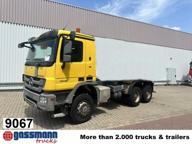 Mercedes-Benz Actros 3348 AK 6x6 - Шаси кабина: снимка 1 Mercedes-Benz Actros 3348 AK 6x6 - Шаси кабина: снимка 1