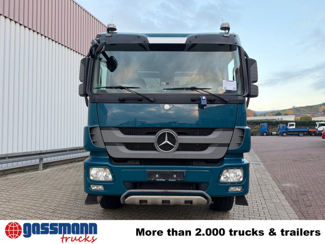 Самосвал камион, Камион с кран Mercedes-Benz Actros 3348 K 6x4, beidseitig Bormatik, Heckkran: снимка 9