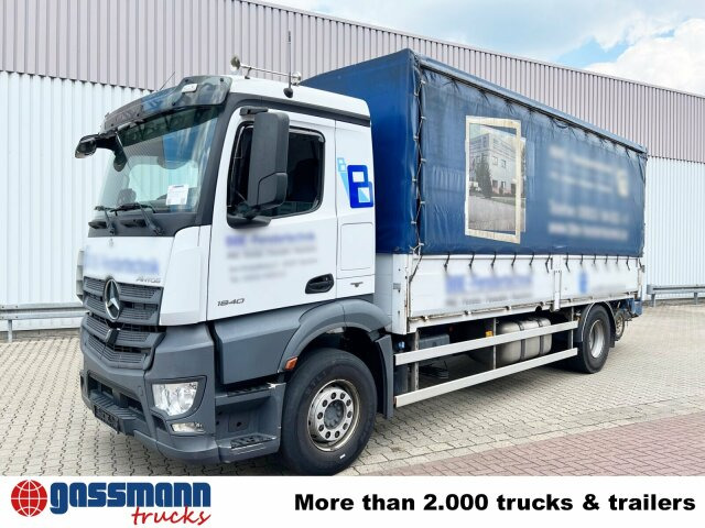 Бордови камион Mercedes-Benz Antos 1840 L 4x2, Aufnahme für Mitnahmestapler: снимка 8