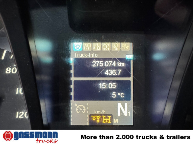 Mercedes-Benz Antos 2540 L 6x2, Lenkachse, HMF 2110-L3 - Бордови камион, Камион с кран: снимка 5 Mercedes-Benz Antos 2540 L 6x2, Lenkachse, HMF 2110-L3 - Бордови камион, Камион с кран: снимка 5