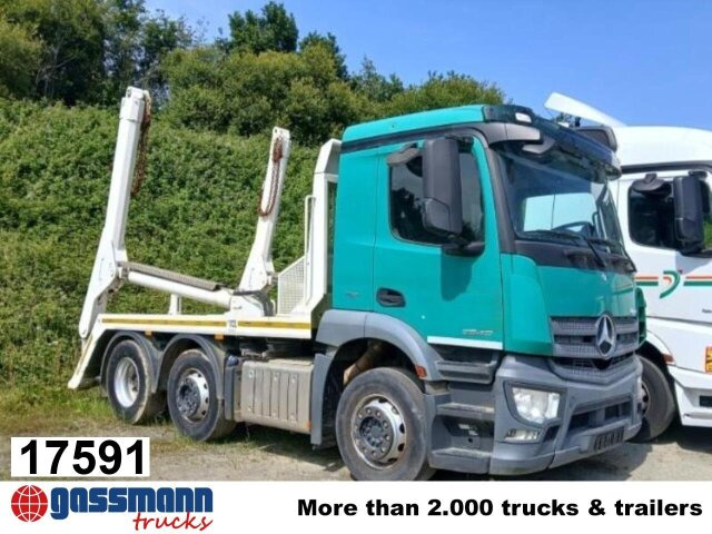 Mercedes-Benz Antos 2540 L 6x2, Teleabsetzer - Мултилифт за контейнери камион: снимка 1 Mercedes-Benz Antos 2540 L 6x2, Teleabsetzer - Мултилифт за контейнери камион: снимка 1