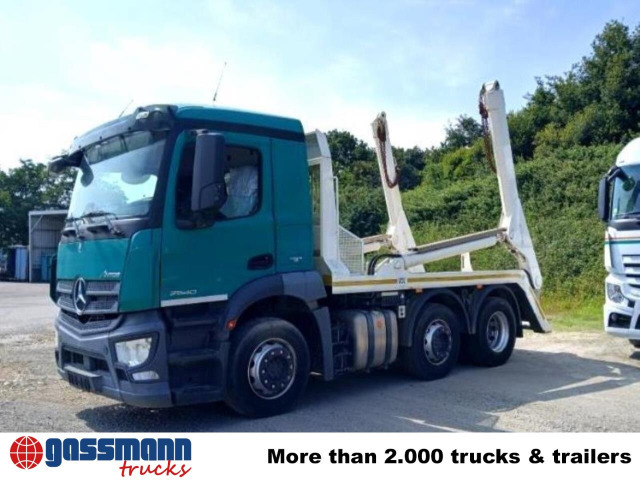 Mercedes-Benz Antos 2540 L 6x2, Teleabsetzer - Мултилифт за контейнери камион: снимка 4 Mercedes-Benz Antos 2540 L 6x2, Teleabsetzer - Мултилифт за контейнери камион: снимка 4