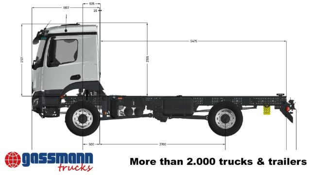 Mercedes-Benz Arocs 1827/30 A 4x4, mehrfach vorhanden! - Шаси кабина: снимка 5 Mercedes-Benz Arocs 1827/30 A 4x4, mehrfach vorhanden! - Шаси кабина: снимка 5