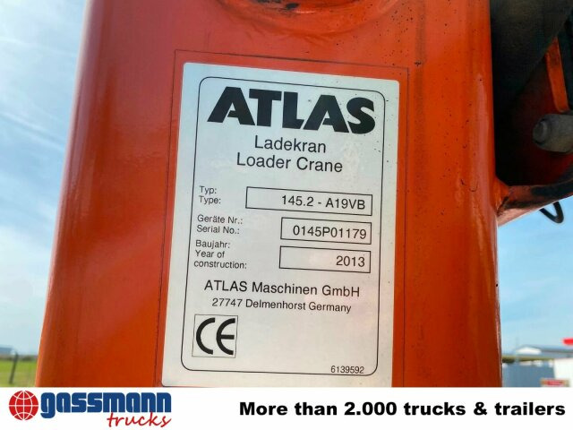 Mercedes-Benz Arocs 2545 L/6x2/4, Atlas Kran, 145.2-A19 VB, - Бордови камион, Камион с кран: снимка 2 Mercedes-Benz Arocs 2545 L/6x2/4, Atlas Kran, 145.2-A19 VB, - Бордови камион, Камион с кран: снимка 2