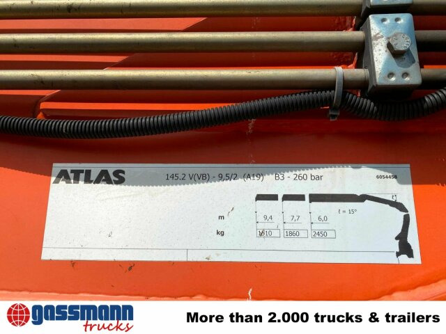 Mercedes-Benz Arocs 2545 L/6x2/4, Atlas Kran, 145.2-A19 VB, - Бордови камион, Камион с кран: снимка 3 Mercedes-Benz Arocs 2545 L/6x2/4, Atlas Kran, 145.2-A19 VB, - Бордови камион, Камион с кран: снимка 3