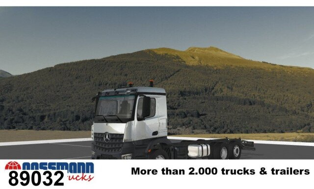 Mercedes-Benz Arocs 2553 L 6x2, Lenk-/liftachse, Navi, - Шаси кабина: снимка 1 Mercedes-Benz Arocs 2553 L 6x2, Lenk-/liftachse, Navi, - Шаси кабина: снимка 1