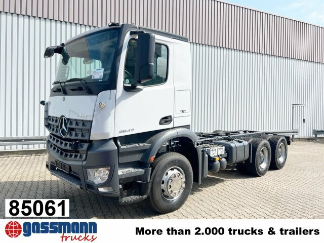 Mercedes-Benz Arocs 2642 K 6x4, Retarder, Motorabtrieb - Шаси кабина: снимка 1 Mercedes-Benz Arocs 2642 K 6x4, Retarder, Motorabtrieb - Шаси кабина: снимка 1