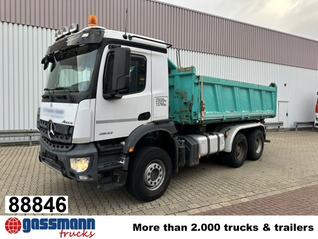 Mercedes-Benz Arocs 2643 K 6x4, Rollplane, Meiller - Самосвал камион: снимка 1 Mercedes-Benz Arocs 2643 K 6x4, Rollplane, Meiller - Самосвал камион: снимка 1