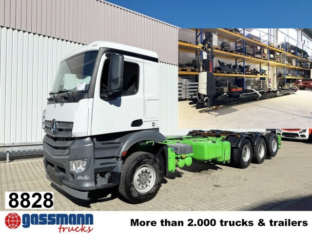 Mercedes-Benz Arocs 3242/48 LK 8x4/4, Lenk-/Liftachse - Мултилифт с кука камион: снимка 1 Mercedes-Benz Arocs 3242/48 LK 8x4/4, Lenk-/Liftachse - Мултилифт с кука камион: снимка 1
