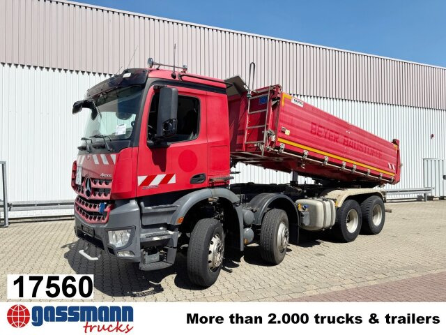 Mercedes-Benz Arocs 3243 K 8x4/4, Alu-Bordwände - Самосвал камион: снимка 1 Mercedes-Benz Arocs 3243 K 8x4/4, Alu-Bordwände - Самосвал камион: снимка 1
