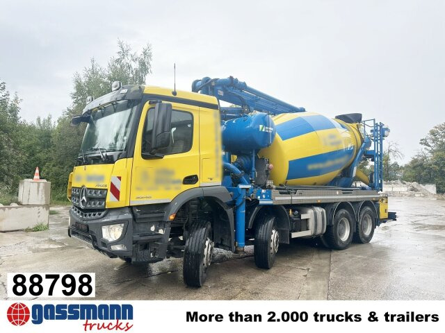 Mercedes-Benz Arocs 3246 B 8x4 Stetter Mischer 7m³, Pumpe 25m - Бетоновоз: снимка 1 Mercedes-Benz Arocs 3246 B 8x4 Stetter Mischer 7m³, Pumpe 25m - Бетоновоз: снимка 1