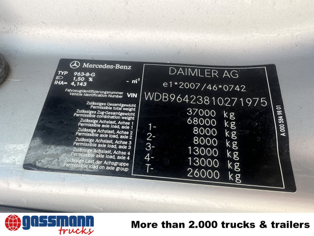 Mercedes-Benz Arocs 3251 LK 8x4/4, Retarder, Stahlmulde ca. - Самосвал: снимка 3 Mercedes-Benz Arocs 3251 LK 8x4/4, Retarder, Stahlmulde ca. - Самосвал: снимка 3