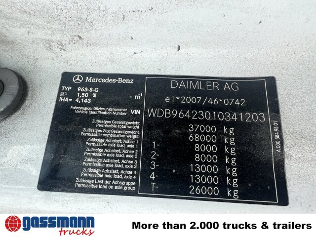 Mercedes-Benz Arocs 3253 K 8x4/4, Retarder, Stahlmulde ca. - Самосвал: снимка 2 Mercedes-Benz Arocs 3253 K 8x4/4, Retarder, Stahlmulde ca. - Самосвал: снимка 2