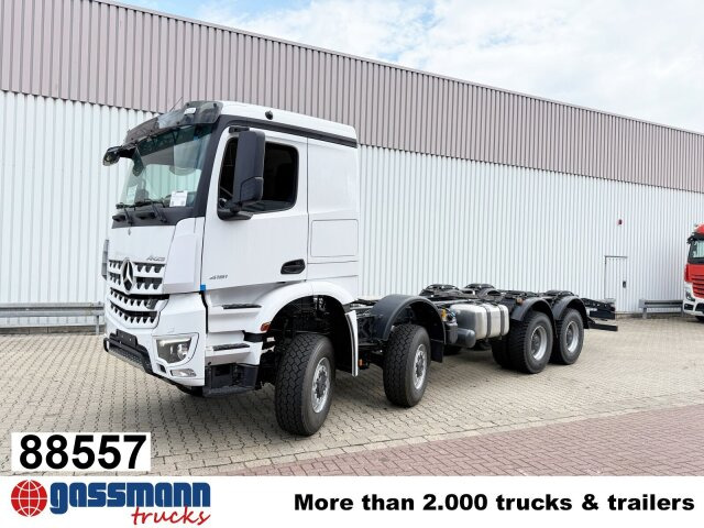 Mercedes-Benz Arocs 4151 AK 8x8/4, Retarder, Navi, - Шаси кабина: снимка 1 Mercedes-Benz Arocs 4151 AK 8x8/4, Retarder, Navi, - Шаси кабина: снимка 1