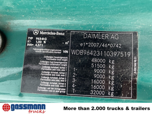 Mercedes-Benz Arocs 4848 K 8x4/4, Grounder, MirrorCam, - Мултилифт с кука камион: снимка 5 Mercedes-Benz Arocs 4848 K 8x4/4, Grounder, MirrorCam, - Мултилифт с кука камион: снимка 5