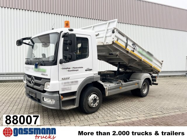 Mercedes-Benz Atego 1222 K 4x2, 2x AHK - Самосвал камион: снимка 1 Mercedes-Benz Atego 1222 K 4x2, 2x AHK - Самосвал камион: снимка 1