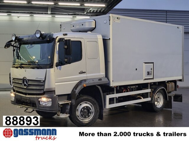 Mercedes-Benz Atego 1330 4x4, Iso-Koffer mit Heizung und LBW - Камион фургон: снимка 1 Mercedes-Benz Atego 1330 4x4, Iso-Koffer mit Heizung und LBW - Камион фургон: снимка 1