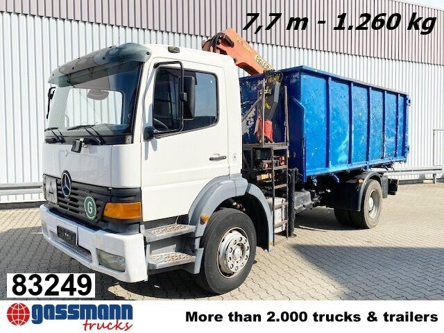 Mercedes-Benz Atego 1823 4x2 mit Kran Palfinger PK10500, - Самосвал камион, Камион с кран: снимка 1 Mercedes-Benz Atego 1823 4x2 mit Kran Palfinger PK10500, - Самосвал камион, Камион с кран: снимка 1