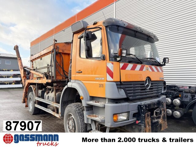 Mercedes-Benz Atego 1828 4x4, Tele-Absetzer, - Мултилифт за контейнери камион: снимка 1 Mercedes-Benz Atego 1828 4x4, Tele-Absetzer, - Мултилифт за контейнери камион: снимка 1