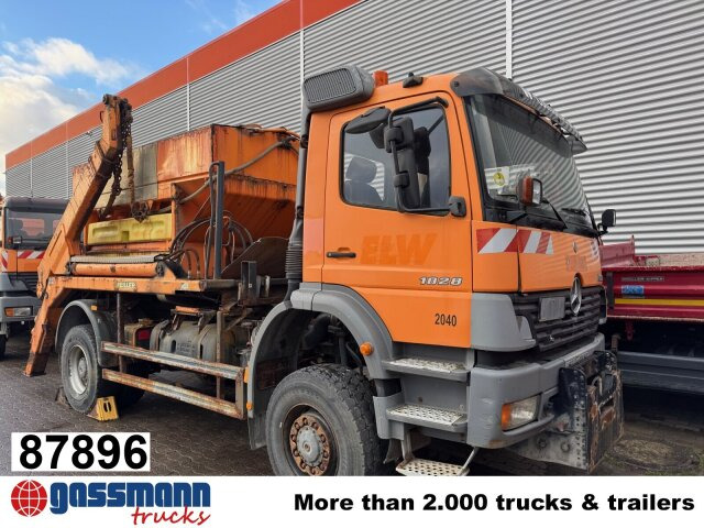 Mercedes-Benz Atego 1828 4x4, Tele-Absetzer, - Мултилифт за контейнери камион: снимка 1 Mercedes-Benz Atego 1828 4x4, Tele-Absetzer, - Мултилифт за контейнери камион: снимка 1
