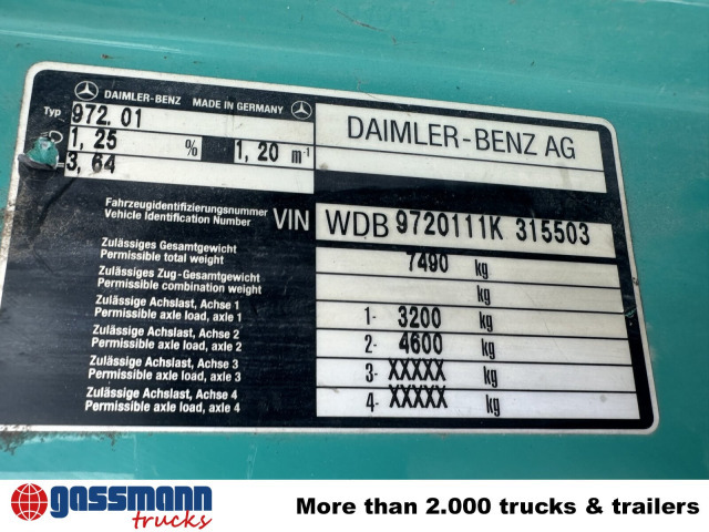 Mercedes-Benz Atego 815 K 4x2, 2x AHK - Самосвал камион: снимка 3 Mercedes-Benz Atego 815 K 4x2, 2x AHK - Самосвал камион: снимка 3