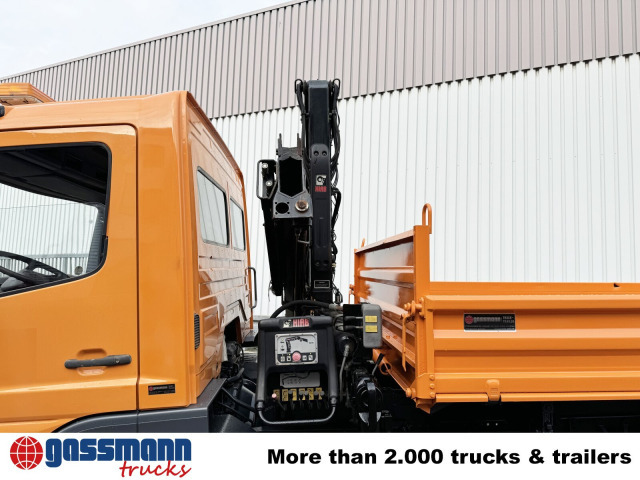 Mercedes-Benz Atego 815 K 4x2 mit Kran Hiab 055 B-1 CL - Самосвал камион, Камион с кран: снимка 2 Mercedes-Benz Atego 815 K 4x2 mit Kran Hiab 055 B-1 CL - Самосвал камион, Камион с кран: снимка 2
