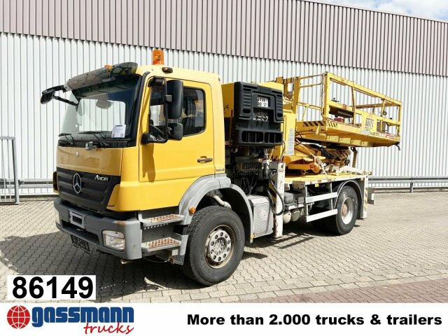 Mercedes-Benz Axor 1824 K 4x2, AMV Hubsteiger + Kompressor, - Автовишка: снимка 1 Mercedes-Benz Axor 1824 K 4x2, AMV Hubsteiger + Kompressor, - Автовишка: снимка 1