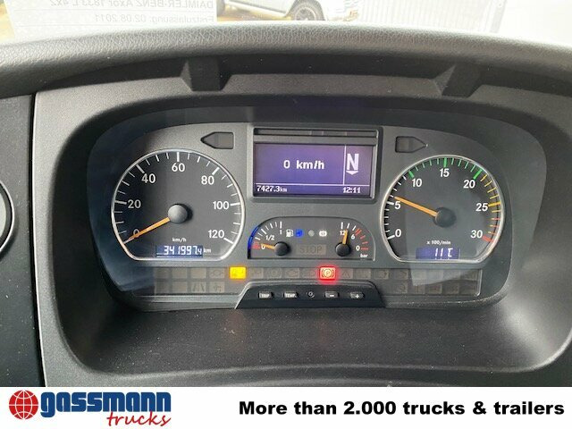 Mercedes-Benz Axor 1833 L 4x2 mit Heckkran Hiab XS 133 K-2 - Бордови камион, Камион с кран: снимка 4 Mercedes-Benz Axor 1833 L 4x2 mit Heckkran Hiab XS 133 K-2 - Бордови камион, Камион с кран: снимка 4