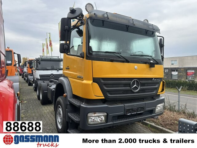 Mercedes-Benz Axor 2629 K 6x4, PTO, Steel, Manual, 6-Zylinder - Шаси кабина: снимка 1 Mercedes-Benz Axor 2629 K 6x4, PTO, Steel, Manual, 6-Zylinder - Шаси кабина: снимка 1