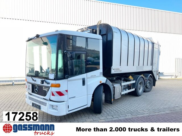 Mercedes-Benz Econic 2629 LL 6x2/4 NLA, EEV, Lenkachse, FAUN - Боклукчийска кола: снимка 1 Mercedes-Benz Econic 2629 LL 6x2/4 NLA, EEV, Lenkachse, FAUN - Боклукчийска кола: снимка 1