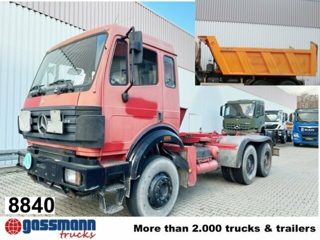 Mercedes-Benz SK II 25/2634 K 6x4, Stahlmulde ca. 13m³ - Самосвал камион: снимка 1 Mercedes-Benz SK II 25/2634 K 6x4, Stahlmulde ca. 13m³ - Самосвал камион: снимка 1