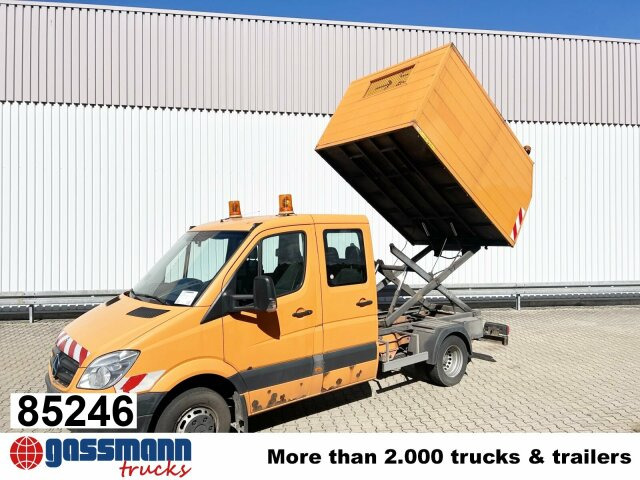 Mercedes-Benz Sprinter 515 CDI 4x2 Doka, Alu-Kasten, - Товарен бус, Бус с двойна кабина: снимка 1 Mercedes-Benz Sprinter 515 CDI 4x2 Doka, Alu-Kasten, - Товарен бус, Бус с двойна кабина: снимка 1