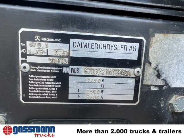 Mercedes-Benz Vario 816 D 4x2 Doka, 2x AHK, Meiller Kipper - Самосвал камион: снимка 5 Mercedes-Benz Vario 816 D 4x2 Doka, 2x AHK, Meiller Kipper - Самосвал камион: снимка 5