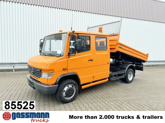 Mercedes-Benz Vario 816 D 4x2 Doka, 2x AHK, Meiller Kipper, - Бус самосвал, Бус с двойна кабина: снимка 1 Mercedes-Benz Vario 816 D 4x2 Doka, 2x AHK, Meiller Kipper, - Бус самосвал, Бус с двойна кабина: снимка 1