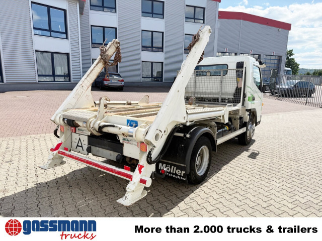 Мултилифт за контейнери камион Mitsubishi Canter Fuso 7C15 4x2, Tele-Absetzer, Vereiterbar: снимка 11