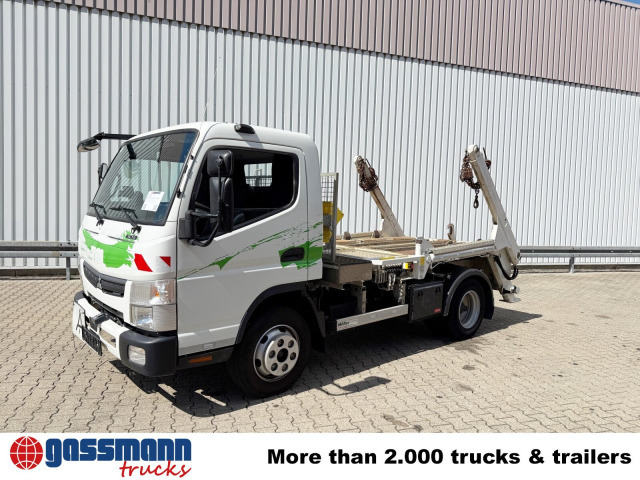 Мултилифт за контейнери камион Mitsubishi Canter Fuso 7C15 4x2, Tele-Absetzer, Vereiterbar: снимка 8