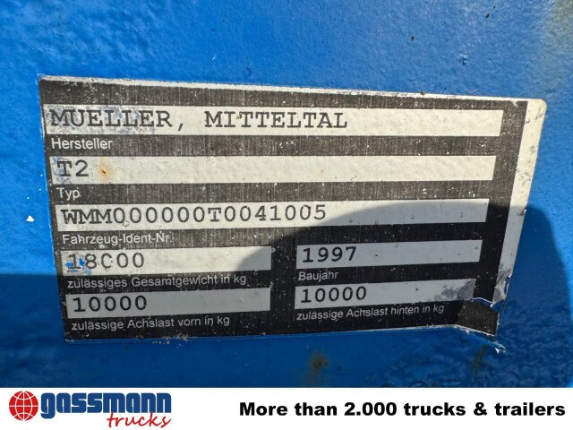 Müller-Mitteltal T2 - Нискорамна площадка ремарке: снимка 3 Müller-Mitteltal T2 - Нискорамна площадка ремарке: снимка 3