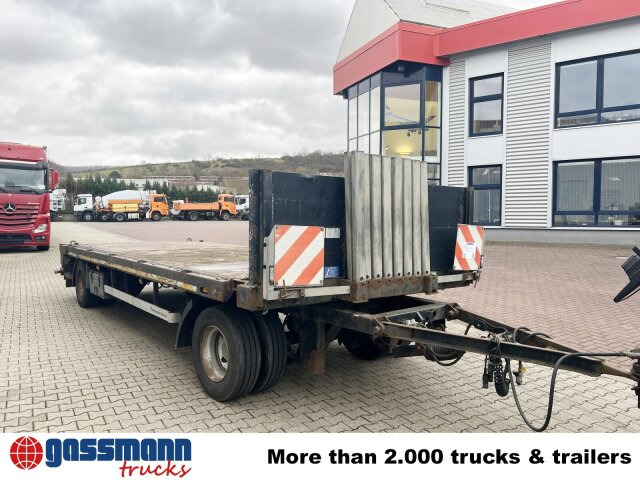 Нискорамна площадка ремарке За превоз на тежка техника Müller-Mitteltal TP 20,0 TwistLock, Rungen: снимка 9