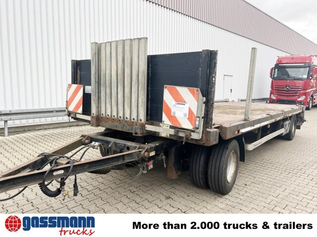 Нискорамна площадка ремарке За превоз на тежка техника Müller-Mitteltal TP 20,0 TwistLock, Rungen: снимка 8